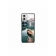Husa personalizata tip carcasa HQPrint pentru Motorola Moto E22i, model Boats, multicolor, S1D1M0024