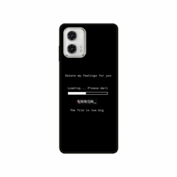 Husa personalizata tip carcasa HQPrint pentru Motorola Moto E22i, model Delete Feelings, multicolor, S1D1M0069