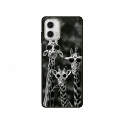 Husa personalizata tip carcasa HQPrint pentru Motorola Moto E22i, model Zebra 1, multicolor, S1D1M0086