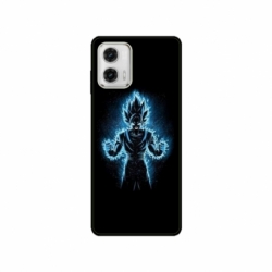 Husa personalizata tip carcasa HQPrint pentru Motorola Moto E22i, model Goku, multicolor, S1D1M0087