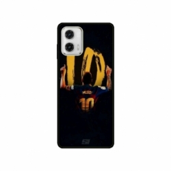 Husa personalizata tip carcasa HQPrint pentru Motorola Moto E22i, model Messi 2, multicolor, S1D1M0134