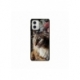 Husa personalizata tip carcasa HQPrint pentru Motorola Moto E22i, model Cat 1, multicolor, S1D1M0143