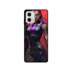 Husa personalizata tip carcasa HQPrint pentru Motorola Moto E22i, model Valorant, multicolor, S1D1M0157