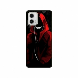 Husa personalizata tip carcasa HQPrint pentru Motorola Moto E22i, model Evil Hoodie Man, multicolor, S1D1M0197