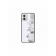 Husa personalizata tip carcasa HQPrint pentru Motorola Moto E22i, model Flowers 16, multicolor, S1D1M0217