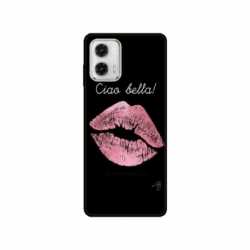 Husa personalizata tip carcasa HQPrint pentru Motorola Moto E22i, model Ciao Bella, multicolor, S1D1M0261