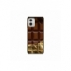 Husa personalizata tip carcasa HQPrint pentru Motorola Moto E22i, model Chocolate, multicolor, S1D1M0272