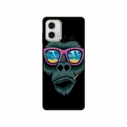 Husa personalizata tip carcasa HQPrint pentru Motorola Moto E22i, model Gorilla, multicolor, S1D1M0288