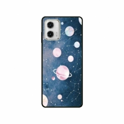 Husa personalizata tip carcasa HQPrint pentru Motorola Moto E22i, model Solar System, multicolor, S1D1M0313