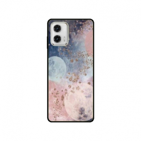 Husa personalizata tip carcasa HQPrint pentru Motorola Moto E22i, model Abstract 2, multicolor, S1D1M0335