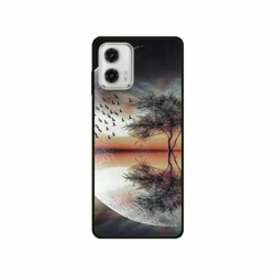 Husa personalizata tip carcasa HQPrint pentru Motorola Moto E22i, model Time Flies 3, multicolor, S1D1M0366