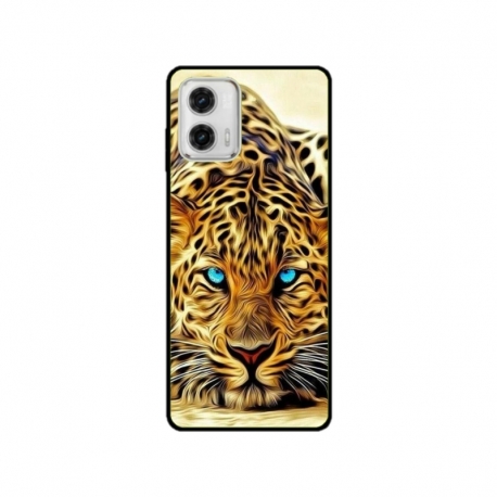 Husa personalizata tip carcasa HQPrint pentru Motorola Moto E22i, model Cheetah, multicolor, S1D1M0382