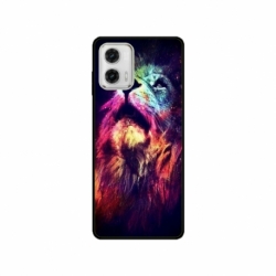 Husa personalizata tip carcasa HQPrint pentru Motorola Moto E22s, model Celestial Lion, multicolor, S1D1M0002