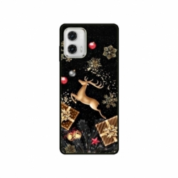 Husa personalizata tip carcasa HQPrint pentru Motorola Moto E22s, model Reindeer 2, multicolor, S1D1M0052