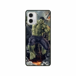Husa personalizata tip carcasa HQPrint pentru Motorola Moto E22s, model Hulk 1, multicolor, S1D1M0099