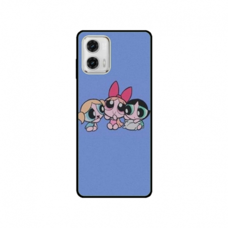 Husa personalizata tip carcasa HQPrint pentru Motorola Moto E22s, model Powerpuff Girls, multicolor, S1D1M0135