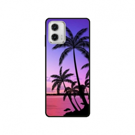Husa personalizata tip carcasa HQPrint pentru Motorola Moto E22s, model Beach View 2, multicolor, S1D1M0137