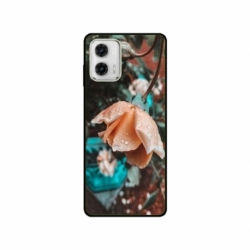 Husa personalizata tip carcasa HQPrint pentru Motorola Moto E22s, model Flowers 10, multicolor, S1D1M0149