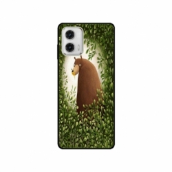 Husa personalizata tip carcasa HQPrint pentru Motorola Moto E22s, model Bear, multicolor, S1D1M0312