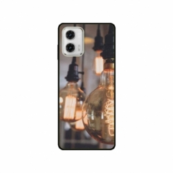 Husa personalizata tip carcasa HQPrint pentru Motorola Moto E22s, model Lightbulb, multicolor, S1D1M0322