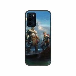Husa personalizata tip carcasa HQPrint pentru Motorola Moto E32s, model God of War 1, multicolor, S1D1M0008