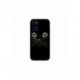Husa personalizata tip carcasa HQPrint pentru Motorola Moto E32s, model Black Cat 1, multicolor, S1D1M0015