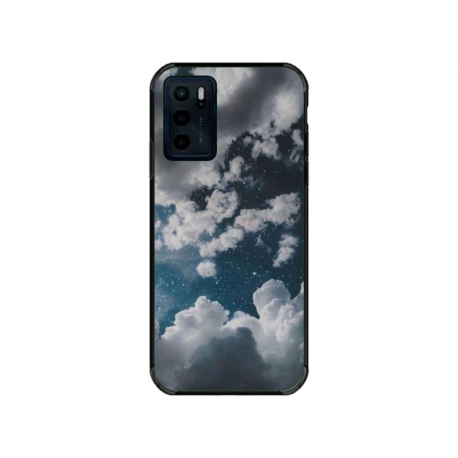 Husa personalizata tip carcasa HQPrint pentru Motorola Moto E32s, model Blue Sky, multicolor, S1D1M0023