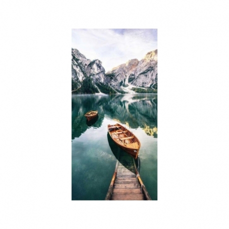 Husa personalizata tip carcasa HQPrint pentru Motorola Moto E32s, model Boats, multicolor, S1D1M0024