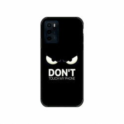 Husa personalizata tip carcasa HQPrint pentru Motorola Moto E32s, model Dont touch my phone 1, multicolor, S1D1M0035