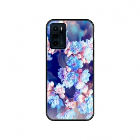 Husa personalizata tip carcasa HQPrint pentru Motorola Moto E32s, model Flowers 2, multicolor, S1D1M0038