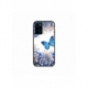 Husa personalizata tip carcasa HQPrint pentru Motorola Moto E32s, model Butterfly 4, multicolor, S1D1M0041