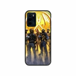 Husa personalizata tip carcasa HQPrint pentru Motorola Moto E32s, model Counter Strike, multicolor, S1D1M0062