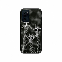 Husa personalizata tip carcasa HQPrint pentru Motorola Moto E32s, model Zebra 1, multicolor, S1D1M0086