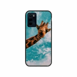 Husa personalizata tip carcasa HQPrint pentru Motorola Moto E32s, model Giraffe 2, multicolor, S1D1M0096