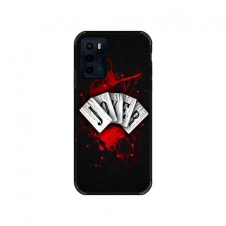 Husa personalizata tip carcasa HQPrint pentru Motorola Moto E32s, model Joker 1, multicolor, S1D1M0106