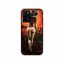 Husa personalizata tip carcasa HQPrint pentru Motorola Moto E32s, model Sexy Lady, multicolor, S1D1M0113