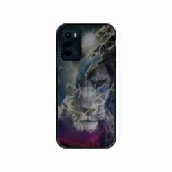 Husa personalizata tip carcasa HQPrint pentru Motorola Moto E32s, model Lion 4, multicolor, S1D1M0120