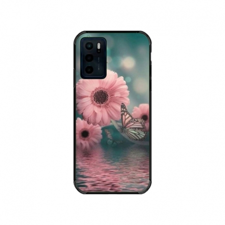 Husa personalizata tip carcasa HQPrint pentru Motorola Moto E32s, model Flowers 7, multicolor, S1D1M0140