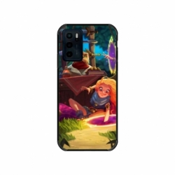 Husa personalizata tip carcasa HQPrint pentru Motorola Moto E32s, model Tangled, multicolor, S1D1M0150
