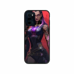Husa personalizata tip carcasa HQPrint pentru Motorola Moto E32s, model Valorant, multicolor, S1D1M0157