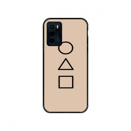 Husa personalizata tip carcasa HQPrint pentru Motorola Moto E32s, model Squid Game 1, multicolor, S1D1M0173
