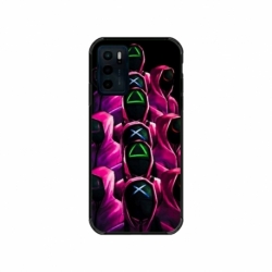 Husa personalizata tip carcasa HQPrint pentru Motorola Moto E32s, model Squid Game 8, multicolor, S1D1M0180