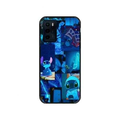 Husa personalizata tip carcasa HQPrint pentru Motorola Moto E32s, model Stitch 1, multicolor, S1D1M0191