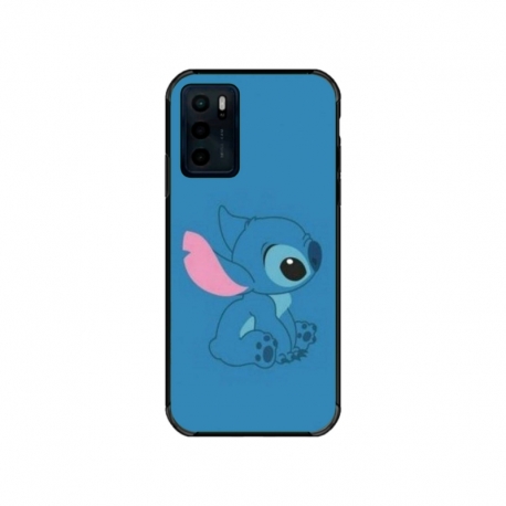 Husa personalizata tip carcasa HQPrint pentru Motorola Moto E32s, model Blue Stich, multicolor, S1D1M0192