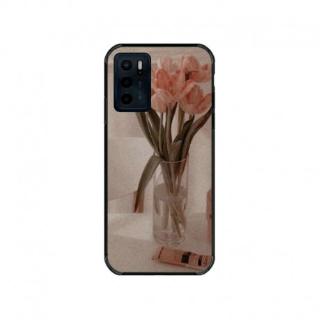 Husa personalizata tip carcasa HQPrint pentru Motorola Moto E32s, model Flowers 14, multicolor, S1D1M0208