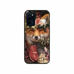 Husa personalizata tip carcasa HQPrint pentru Motorola Moto E32s, model Fox, multicolor, S1D1M0213