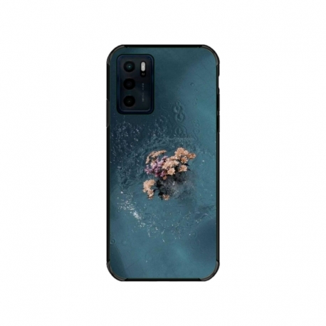 Husa personalizata tip carcasa HQPrint pentru Motorola Moto E32s, model Flowers 15, multicolor, S1D1M0215