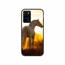 Husa personalizata tip carcasa HQPrint pentru Motorola Moto E32s, model Horse 2, multicolor, S1D1M0218