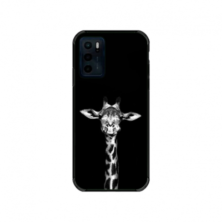 Husa personalizata tip carcasa HQPrint pentru Motorola Moto E32s, model Giraffe 3, multicolor, S1D1M0222