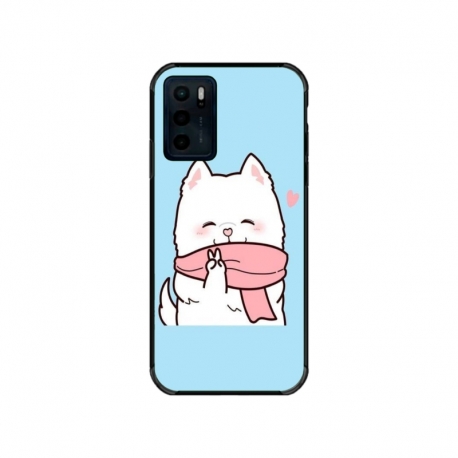 Husa personalizata tip carcasa HQPrint pentru Motorola Moto E32s, model Cute Puppy, multicolor, S1D1M0232